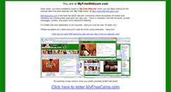 Desktop Screenshot of myfreewebcam.com